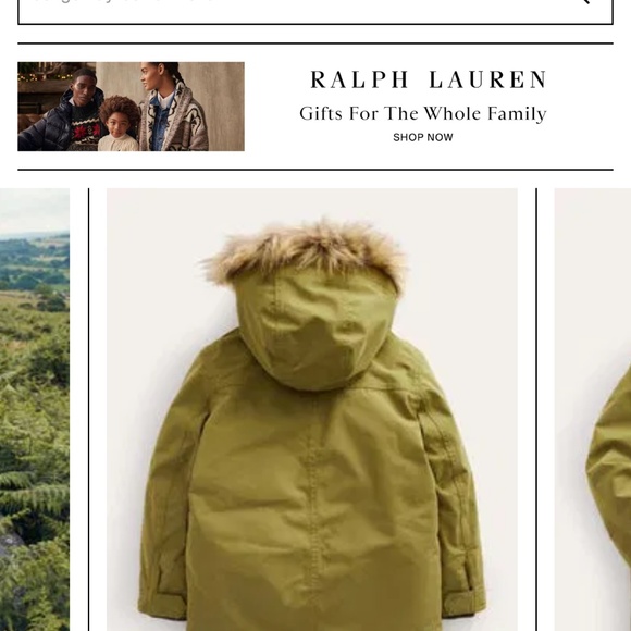 Boden Authentic Parka kids olive green size 6-7years - Picture 2 of 5